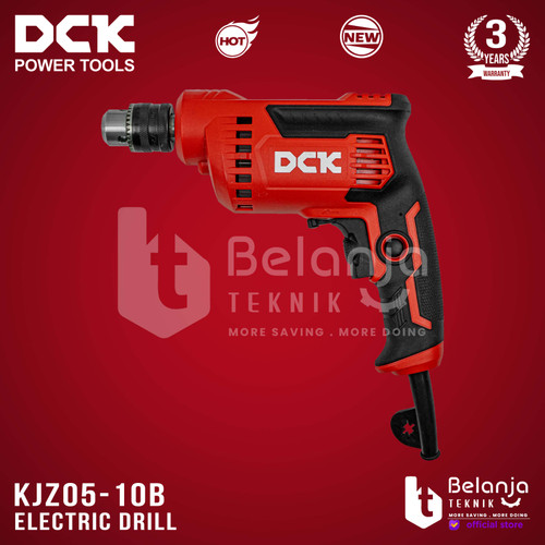 DCK Mesin Bor Tangan Listrik 10MM KJZ05-10B Electric Drill 600 Watt 10 MM KJZ 05-10B