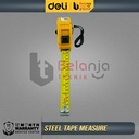 Deli Tape Measure 5 Meter Meteran 5m Alat Ukur Elastis Pengunci Manual