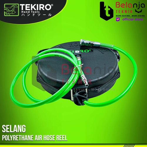 Tekiro Selang Angin Kompresor 6 m Polyurethane Air Hose Reel 200 Psi