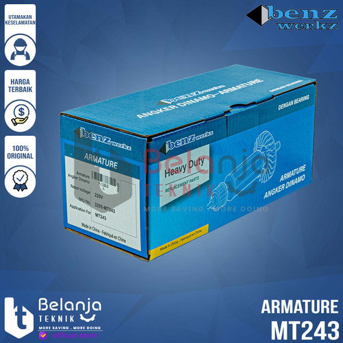 Benz Armature MT 243 Armatur Rotor Maktec Angker Mesin Cut Off MT 243