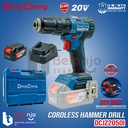 Dongcheng Cordless Hammer Drill DCJZ2050i DM 20V Bor Impact Baterai 13