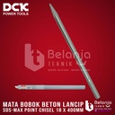 DCK Mata Bobok Lancip SDS Max 18 x 400mm Point Chisel Lancip 18X400 MM