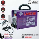 Lakoni Travo Las Basic 124IXR Mesin Las Trafo 120 A 450 Watt Welding
