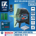 Bosch Meteran Laser Waterpass Digital GCL 2-15 G Green Laser Level 15M