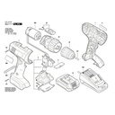 Bosch DC Motor Armature Angker GSR 1800 LI GSR 1800 Mesin Bor Cordless