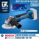 Bosch Mesin Gerinda Baterai GWS 18V-10P Angle Grinder Cordless SOLO