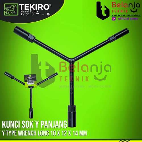 Tekiro Kunci Sok Y Panjang 10 - 12 - 14 Y-Type Wrench Long 10X12X14 MM
