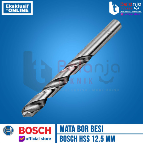 Bosch Mata Bor Besi 12.5mm HSS-G HSS G 12.5 mm Metal Drill Bits Bosch
