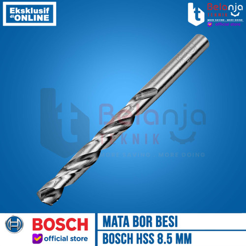 Bosch Mata Bor Besi 8.5mm HSS-G HSS G 8.5 mm Metal Drill Bits Bosch