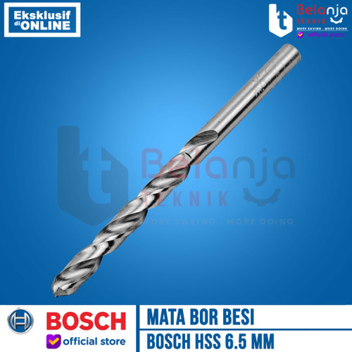 Bosch Mata Bor Besi 6.5mm HSS-G HSS G 6.5 mm Metal Drill Bits Bosch