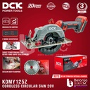 DCK Mesin Circular Saw Cordless KDMY125Z Sirkel Kayu Unit Only 125MM