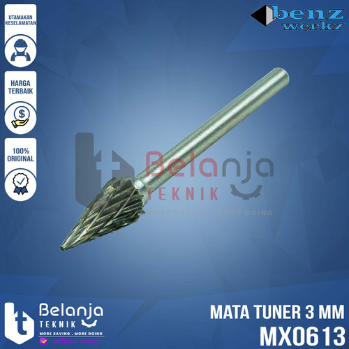 Benz Mata Tuner 3 mm MX0613 Tungsten Rotary Files Burr MX 0613 3MM