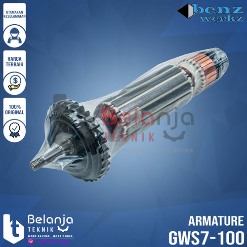 Benz Armature Gerinda Bosch GWS 7-100 Armatur Angker Rotor GWS7-100