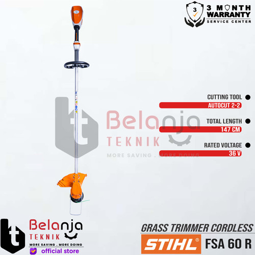 Stihl Mesin Potong Rumput Baterai FSA 60 R Set Grass Trimmer Cordless