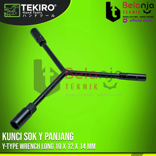 Tekiro Kunci Sok Y Panjang 10 - 12 - 14 Y-Type Wrench Long 10X12X14 MM