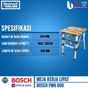 Bosch Meja Kerja Lipat Portable PWB 600 Folded Work Bench 200KG PWB600