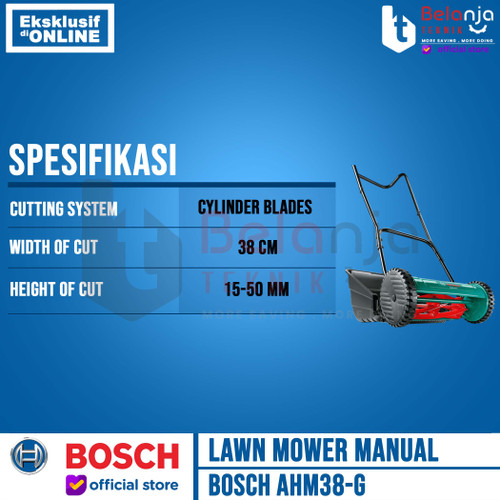 Bosch Mesin Potong Rumput Dorong Manual AHM 38-G Lawn Mover AHM38-G