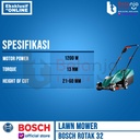 Bosch Mesin Potong Rumput Dorong Listrik Rotak 32 Lawn Mower 1200 Watt