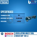 Bosch Oscillating Multi Tool Cordless GOP 185-Li Mesin Oskilasi 18V