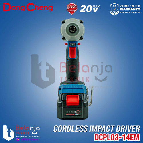 Dongcheng Impact Driver Baterai DCPL03-14EM Pembuka Baut Brushless 20V