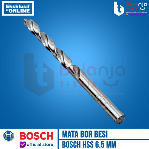 Bosch Mata Bor Besi 6.5mm HSS-G HSS G 6.5 mm Metal Drill Bits Bosch