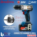 Dongcheng Cordless Hammer Drill DCJZ2050i EM 20V Bor Impact Baterai 13