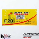 Solid Isi Steples Paku Tembak F20 Lurus Refill Air Nailer 20MM F 20