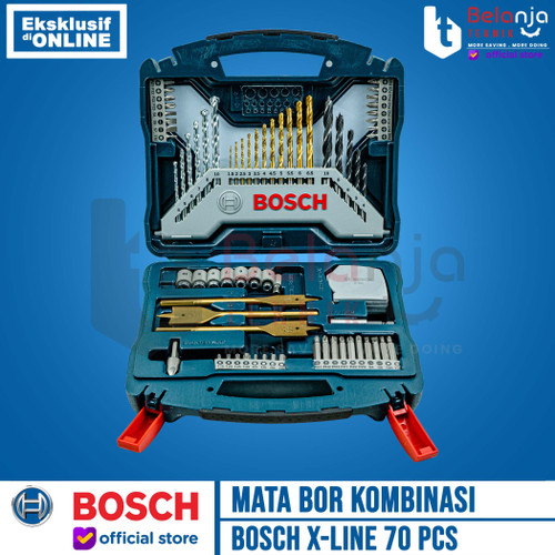 Bosch Mata Bor Obeng Kombinasi X-Line Set 70 Pcs Screwdriver Drill Bit
