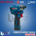 Dongcheng Bor Obeng Baterai DCPL04-8 EK 12V SET Brushless Impact Driver Cordless DCPL04-8EK DCPL 04-8