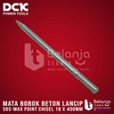 DCK Mata Bobok Lancip SDS Max 18 x 400mm Point Chisel Lancip 18X400 MM