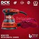 DCK Mesin Amplas Bulat KSA125 Orbital Sander 5Inch 300W Variable Speed