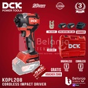 DCK Mesin Bor Obeng Baterai KDPL208 Z 20V Brushless Impact Driver Cordless Unit Only KDPL208Z KDPL 208