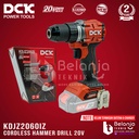DCK Cordless Hammer Drill KDJZ2060iZ 20V Bor Impact Baterai Unit Only