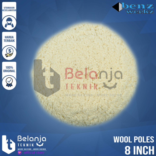 Benz Wool Poles Wax Compound Mobil Velcro 8 Inch Wol Polisher 8 Inch