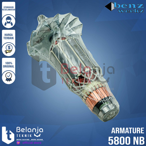 Benz Armature Angker Dinamo Mesin Circular Saw Gergaji Makita 5800 NB