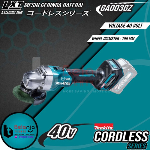 Makita Mesin Gerinda Baterai Cordless GA003GZ Angle Grinder SET 40V