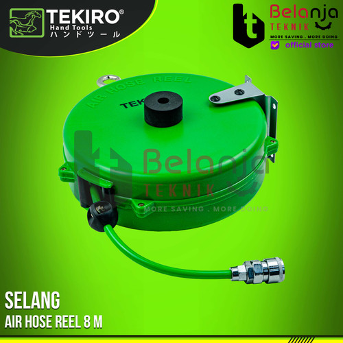 Tekiro Air Hose Reel 8M Selang Udara Kompresor Gulung Selang Tarik 8 M