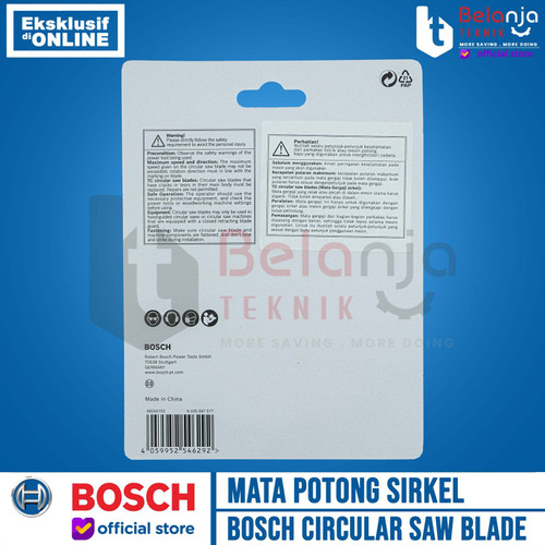Bosch Tungsten Carbide Circular Saw Blade Mata Potong Kayu 110MM X 12T