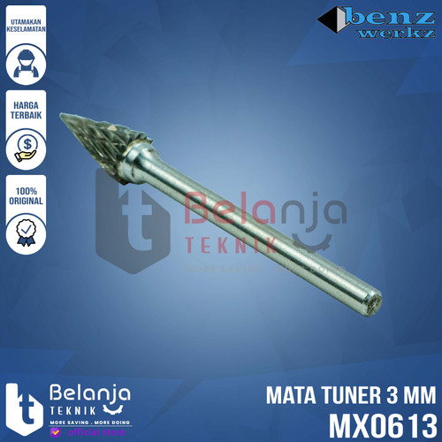 Benz Mata Tuner 3 mm MX0613 Tungsten Rotary Files Burr MX 0613 3MM