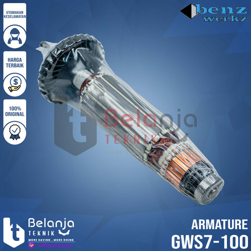 Benz Armature Gerinda Bosch GWS 7-100 Armatur Angker Rotor GWS7-100