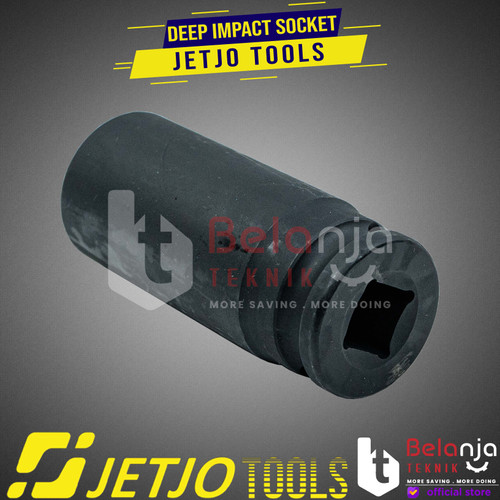 JETJO TOOLS Deep Impact Socket 1/2" DR 6PT 24mm Mata Kunci Sok Panjang