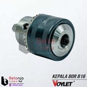 Voylet Kepala Bor B16 16 mm Drill Chuck Kones B16 16MM Kepala Bor 16mm