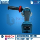 Bosch Mesin Gerinda Baterai GWS 18V-10P Set Charger Battery 4Ah 18V