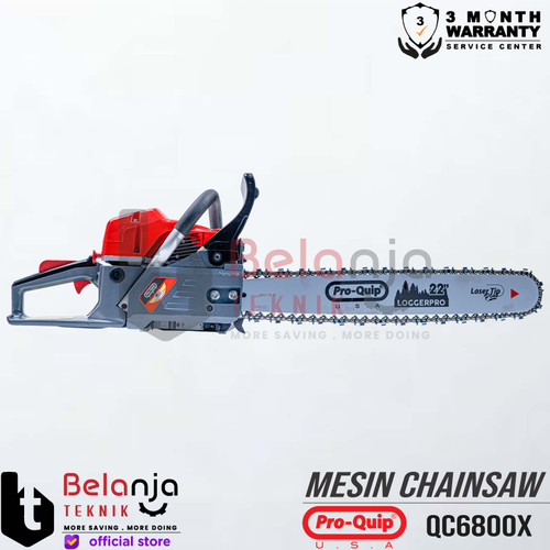Proquip Mesin Gergaji Potong Kayu QC6800X Chainsaw 22 Inch QC 6800 X