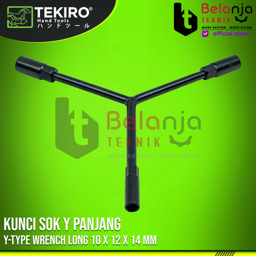 Tekiro Kunci Sok Y Panjang 10 - 12 - 14 Y-Type Wrench Long 10X12X14 MM