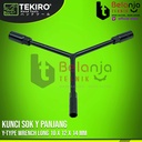 Tekiro Kunci Sok Y Panjang 10 - 12 - 14 Y-Type Wrench Long 10X12X14 MM