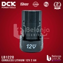 DCK Baterai Cordless Lithium 12V 2 AH Battery 12 Volt LB1220 LB 1220
