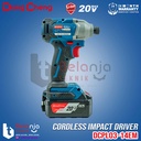 Dongcheng Impact Driver Baterai DCPL03-14EM Pembuka Baut Brushless 20V