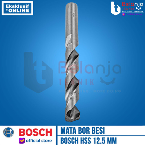 Bosch Mata Bor Besi 12.5mm HSS-G HSS G 12.5 mm Metal Drill Bits Bosch