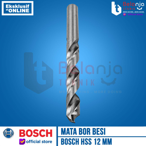 Bosch Mata Bor Besi 12mm HSS-G HSS G 12 mm Metal Drill Bits Bosch